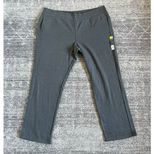 Tek Gear Mens 2XL Long Sweatpants Charcoal Gray Ultra soft Fleece NWT K3